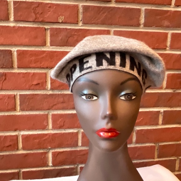 Opening Ceremony Gray Wool Logo Beret main image 12